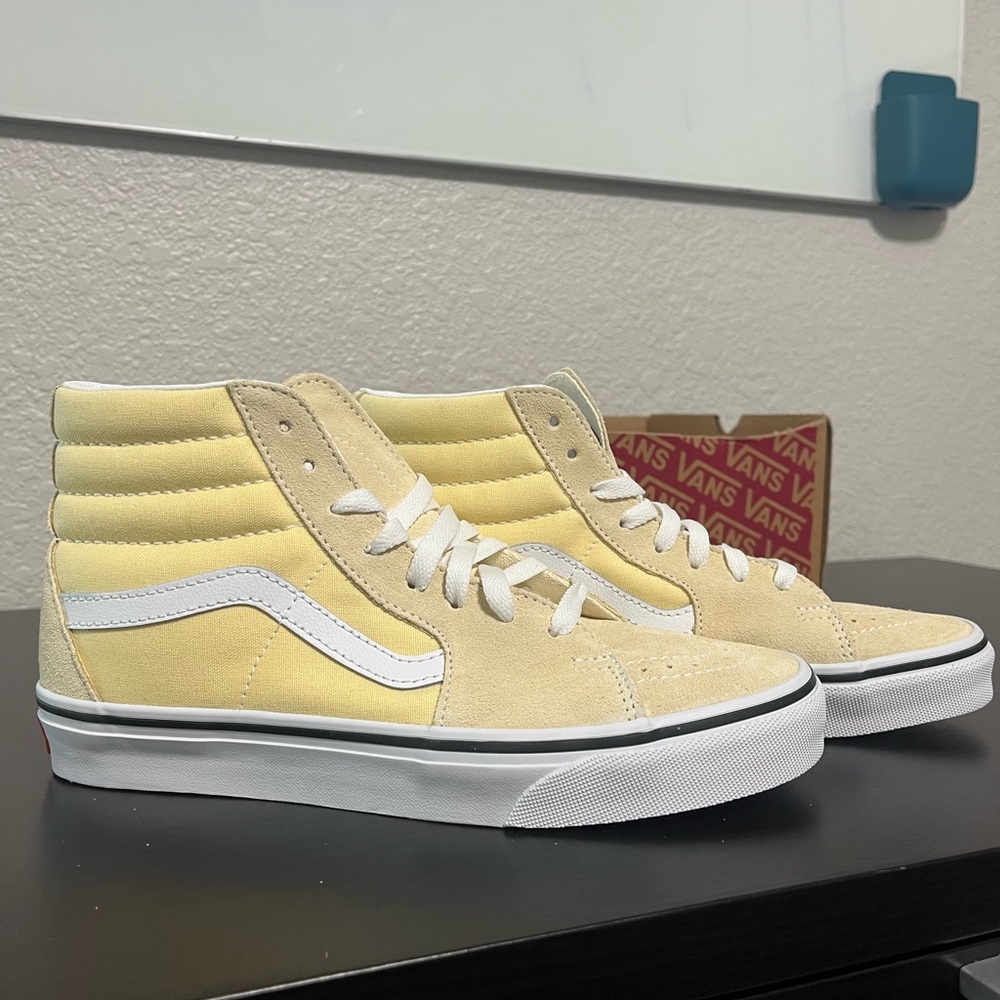 Vans light yellow High-Tops